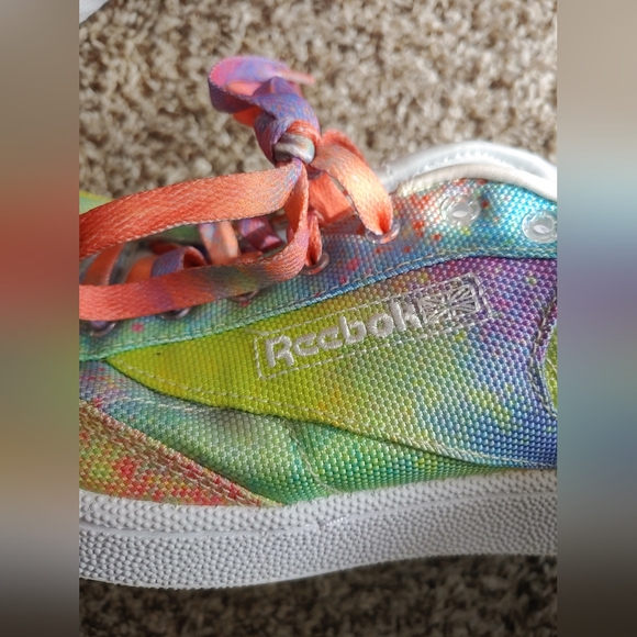 Reebok Club C 85 Rainbow Gay Pride All Types of Love Shoes, Size 8.5 - Picture 3 of 8